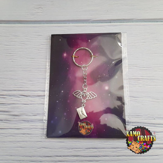 Llavero de Hedwig con Carta - Harry Potter Tienda-XamoCrafts