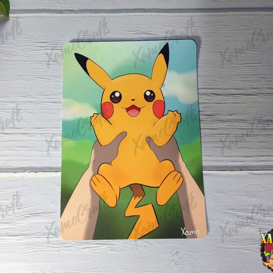 Ilustración Pikachu [Print] - Lámina A5 y A6 - Pokémon Tienda-XamoCrafts
