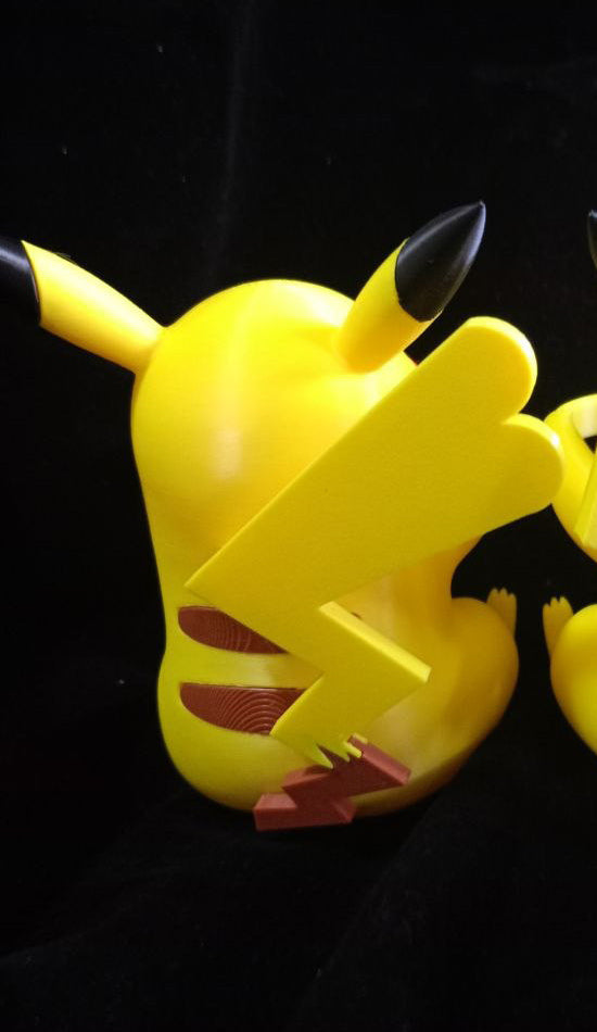 Cortinero de Pikachu - Variante: macho o hembra - Impresión 3D (Copia) XamoCrafts