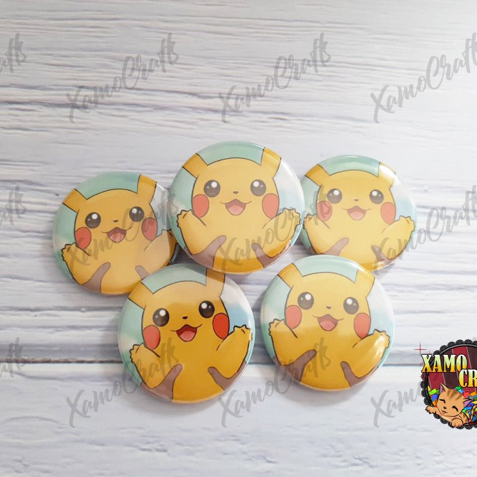 Chapa Pikachu [Pokémon] Tienda-XamoCrafts