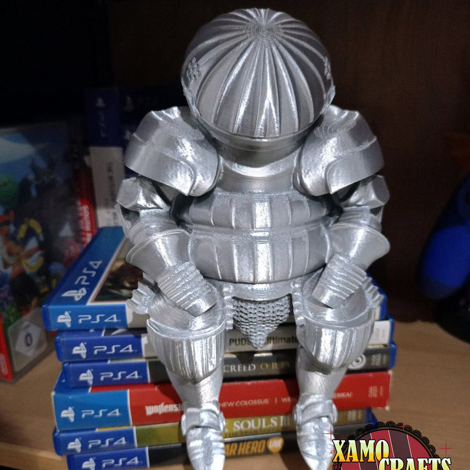 Siegmeyer de Catarina sentado - Caballero Cebolla - Compañero de escritorio, de videojuegos, etc. (Copia) XamoCrafts