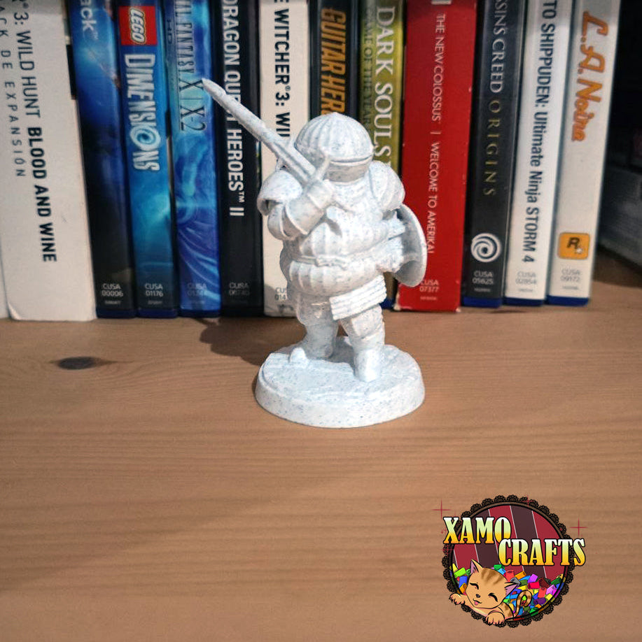 Figura Siegmeyer de Catarina - Efecto mármol - Caballero cebolla XamoCrafts