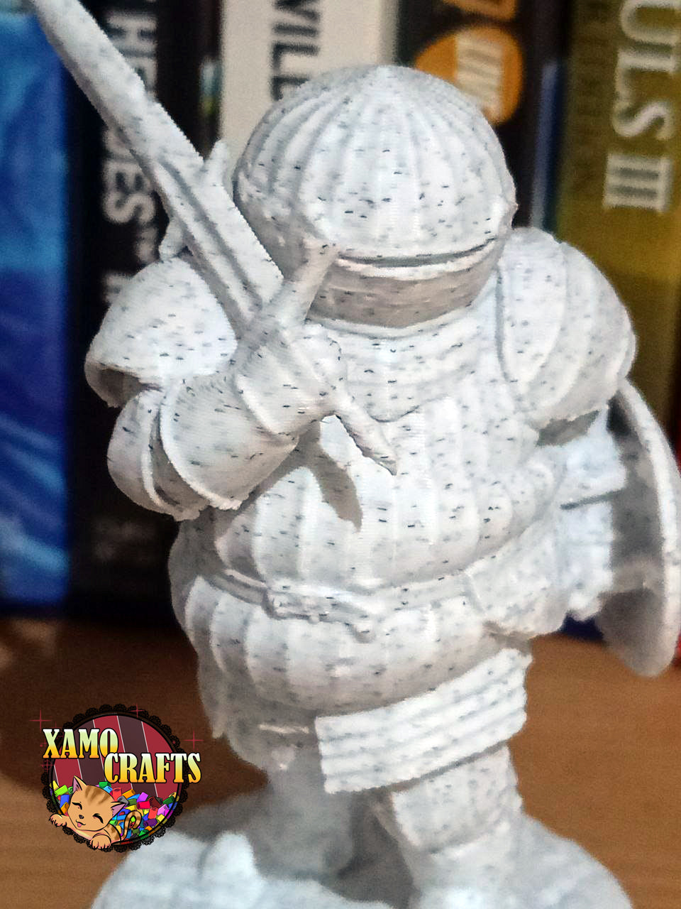 Figura Siegmeyer de Catarina - Efecto mármol - Caballero cebolla XamoCrafts