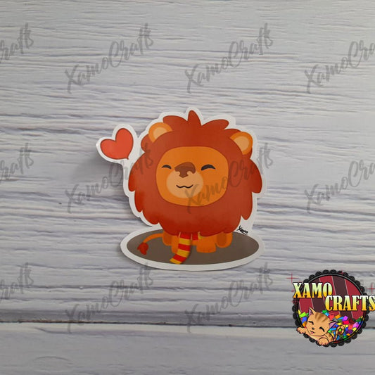 Pegatinas de Gryffindor - León con bufanda (Stickers) Tienda-XamoCrafts