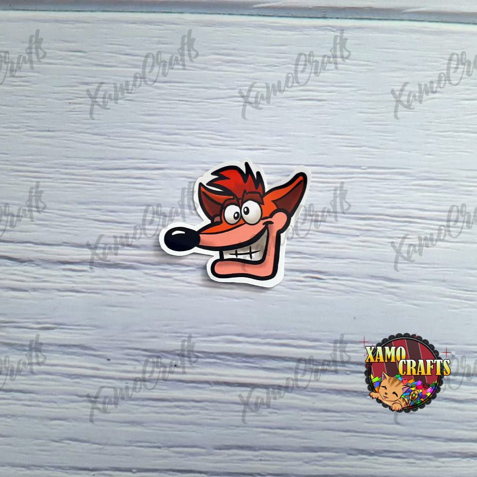 Pegatinas de Crash Bandicoot (Stickers) Tienda-XamoCrafts