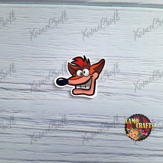 Pegatinas de Crash Bandicoot (Stickers) Tienda-XamoCrafts