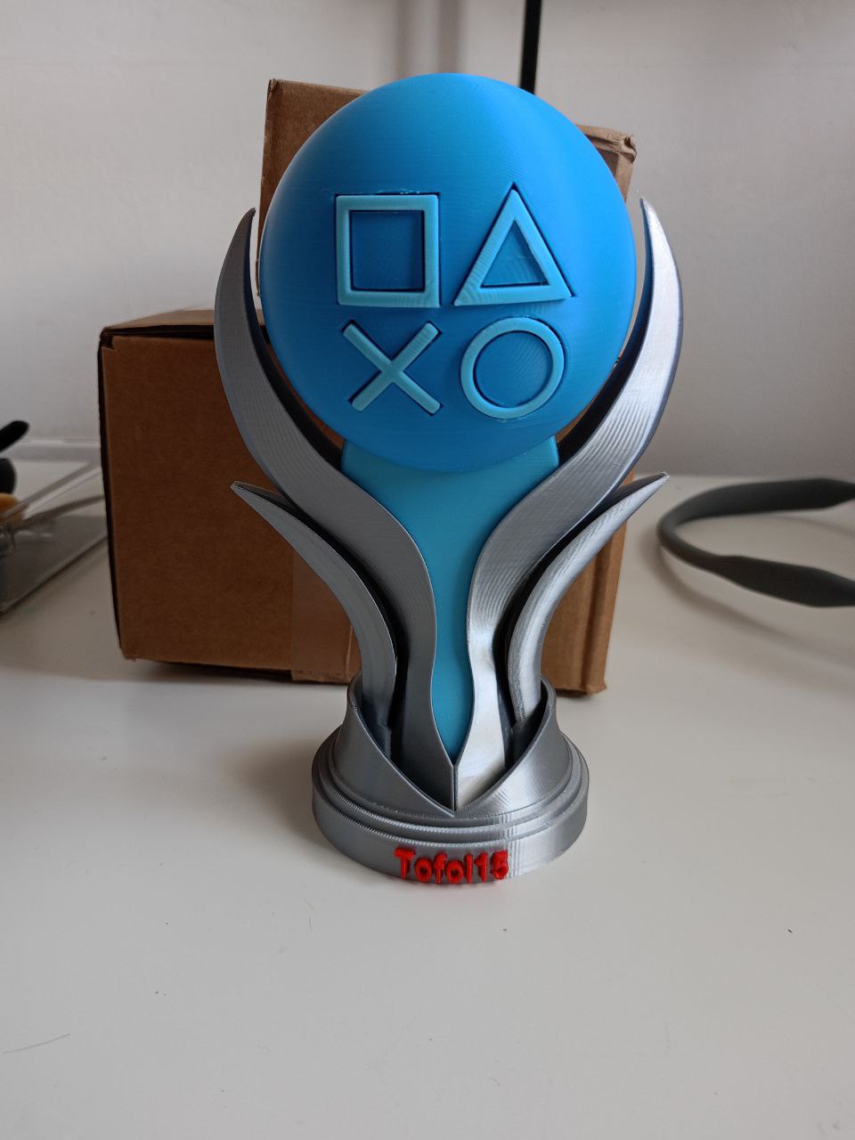 Trofeo Platino Playstation Nuevo + PSN ID Personalizado + Brillo XamoCrafts