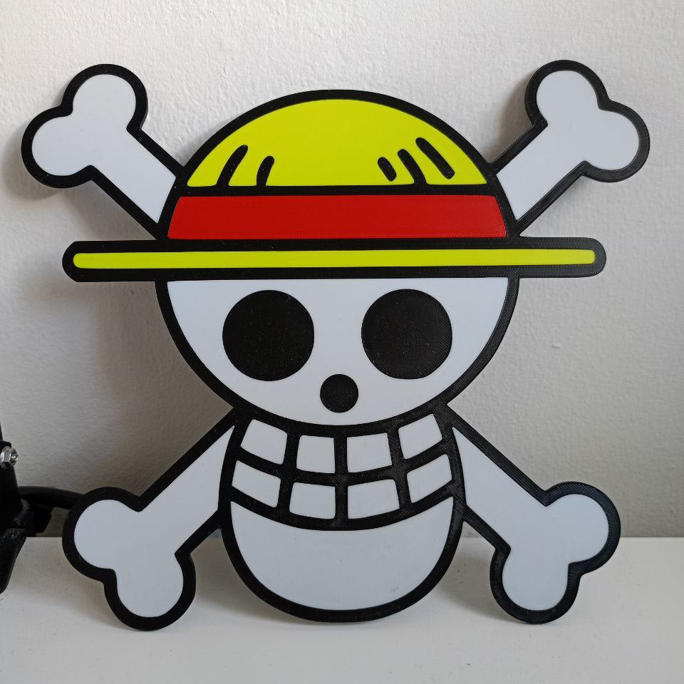 Calavera de One Piece - Decoración - Impresión 3D XamoCrafts