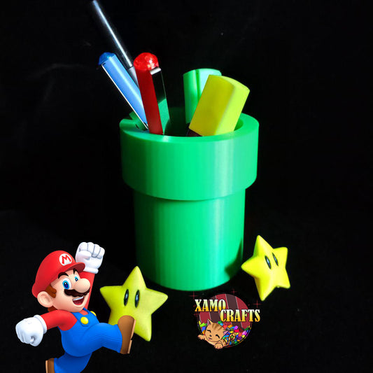 Lapicero Tubería de Super Mario Bros - Impresión 3D XamoCrafts