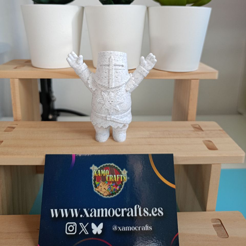 Solaire de Astora - Mini Figura (Efecto Piedra) - Impresión 3D (Copia) XamoCrafts