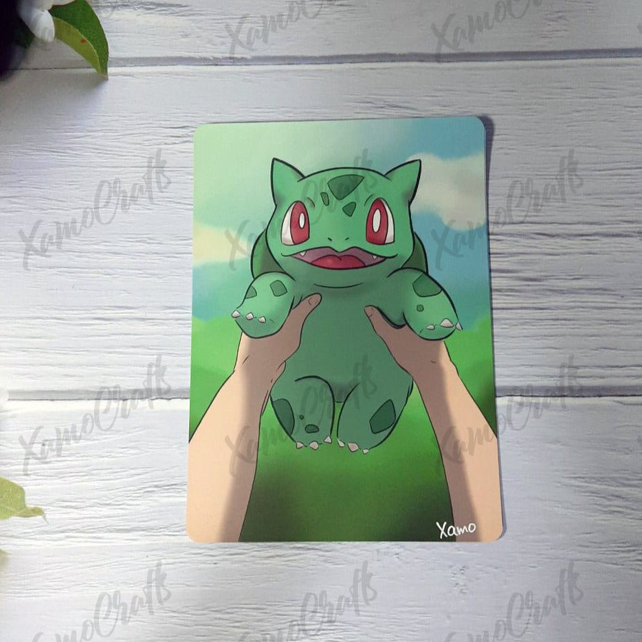 Ilustración Bulbasaur [Print] - Lámina A5 y A6 - Pokémon Tienda-XamoCrafts