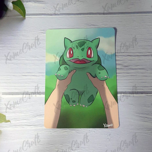 Ilustración Bulbasaur [Print] - Lámina A5 y A6 - Pokémon Tienda-XamoCrafts