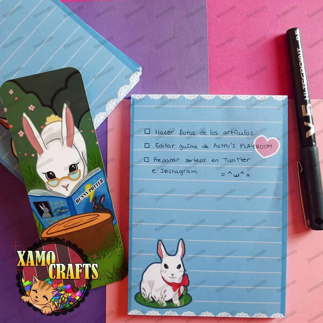 Bloc encolado A6: Conejito Ruby Tienda-XamoCrafts