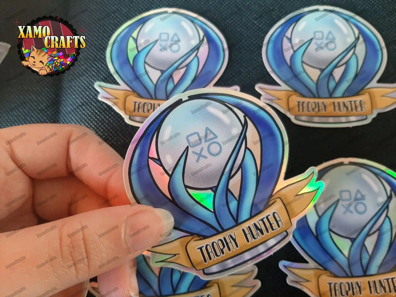 Pegatinos de Trofeos Platinos [6 MODELOS] - (Stickers) Tienda-XamoCrafts