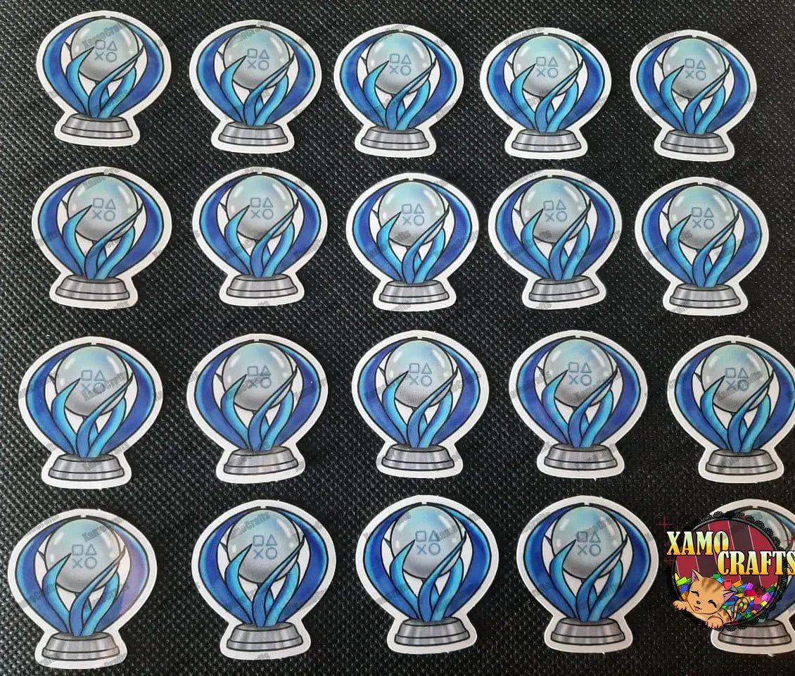 Pegatinos de Trofeos Platinos [6 MODELOS] - (Stickers) Tienda-XamoCrafts