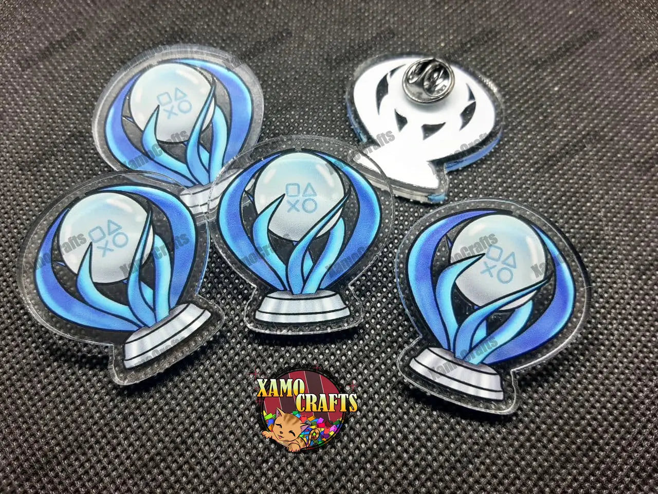 Pin Platino Clásico - Pin de Metacrilato Tienda-XamoCrafts